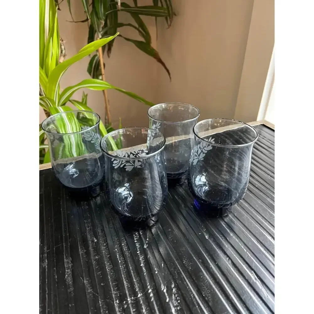 PFALTGRAFF CRYSTAL YORKTOWN (BLUE) TUMBLER GLASS SET OF 4